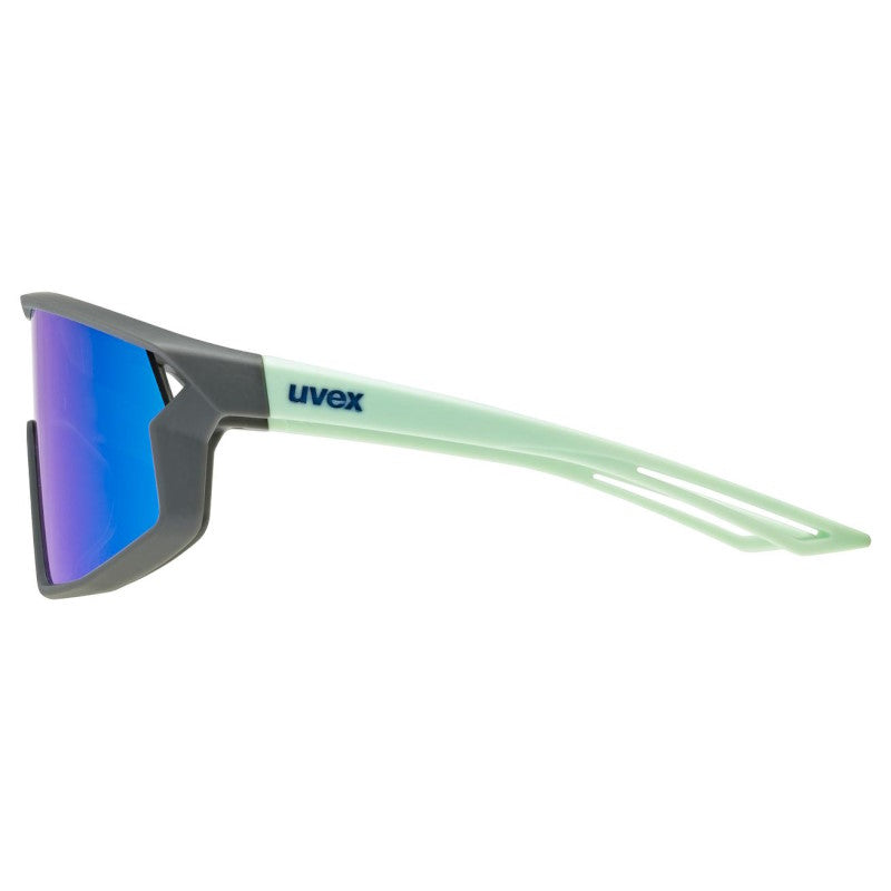 Occhiali Bambino Uvex Skyryse - Grey green Mirror Blue - I