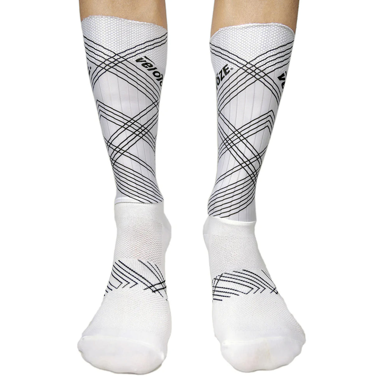 Calze VeloToze Aero Extra Tall - Bianco - M
