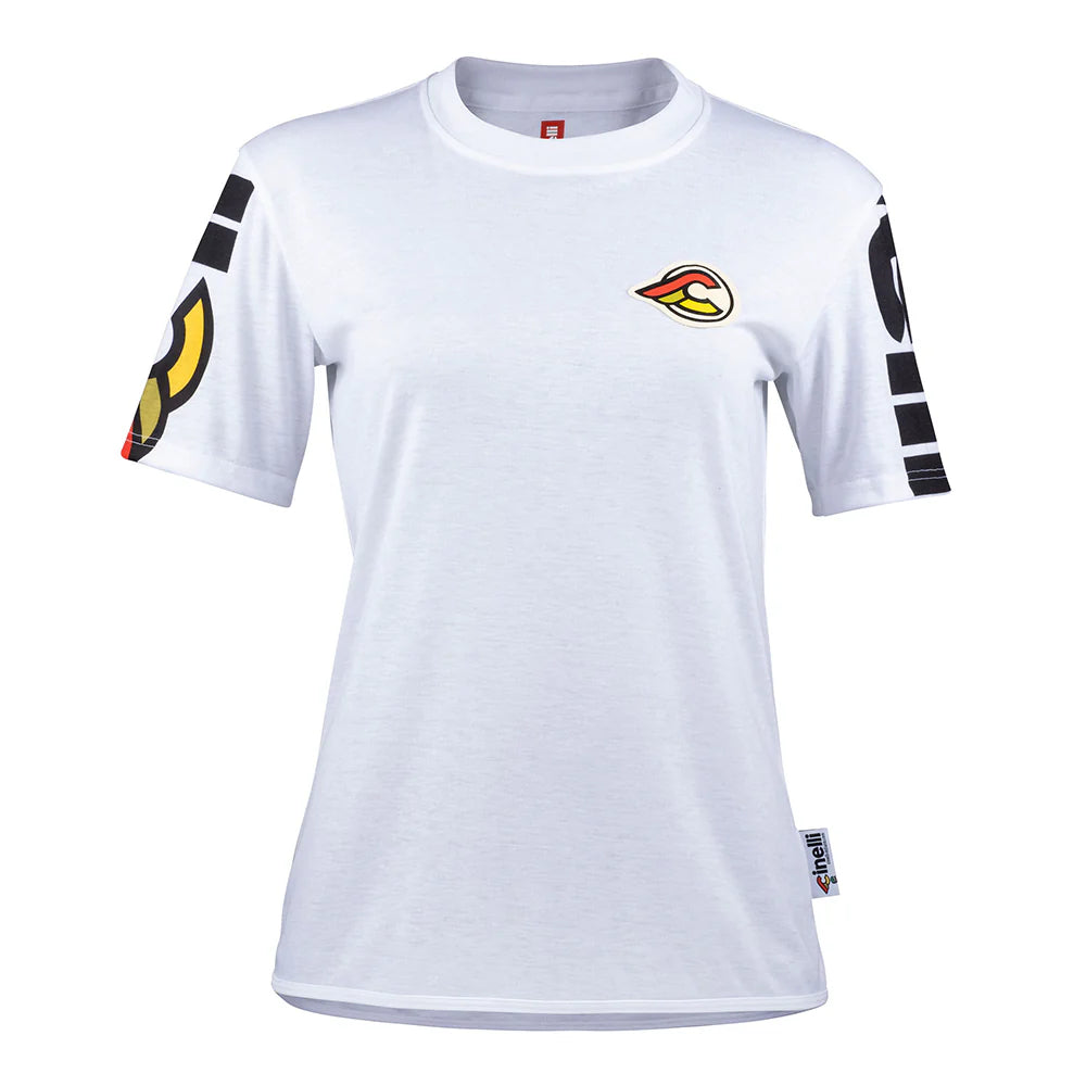 T-Shirt donna Cinelli Gravel - Bianco - H