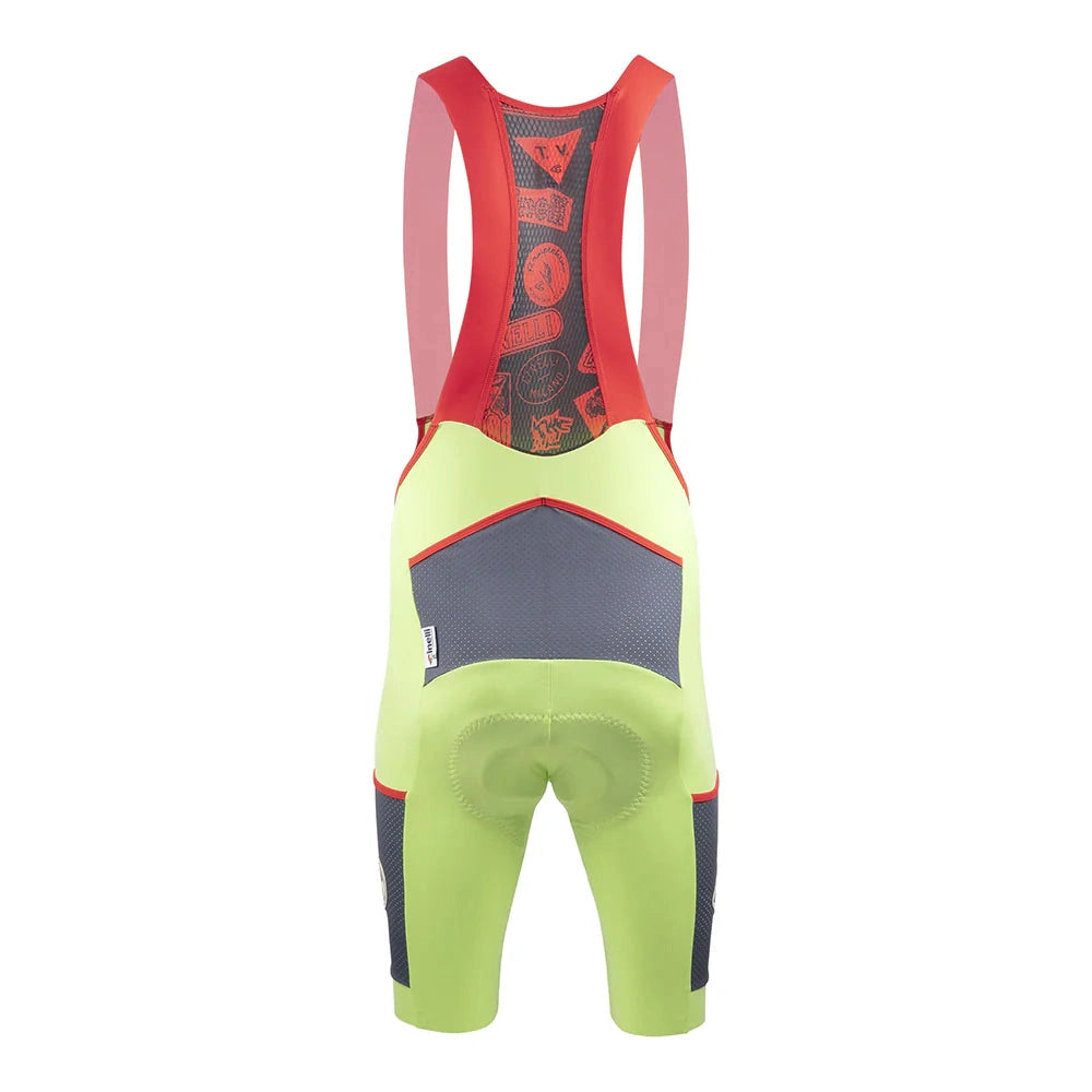 Salopette Cinelli Gravel - Verde fluo - L