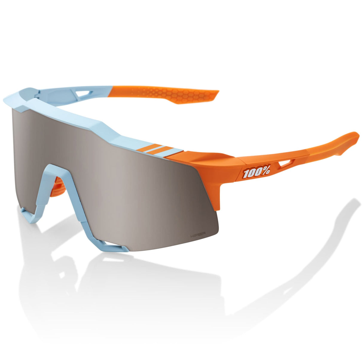 Occhiali 100% Speedcraft - Soft Tact Two Tone HiPER Silver Mirror - O