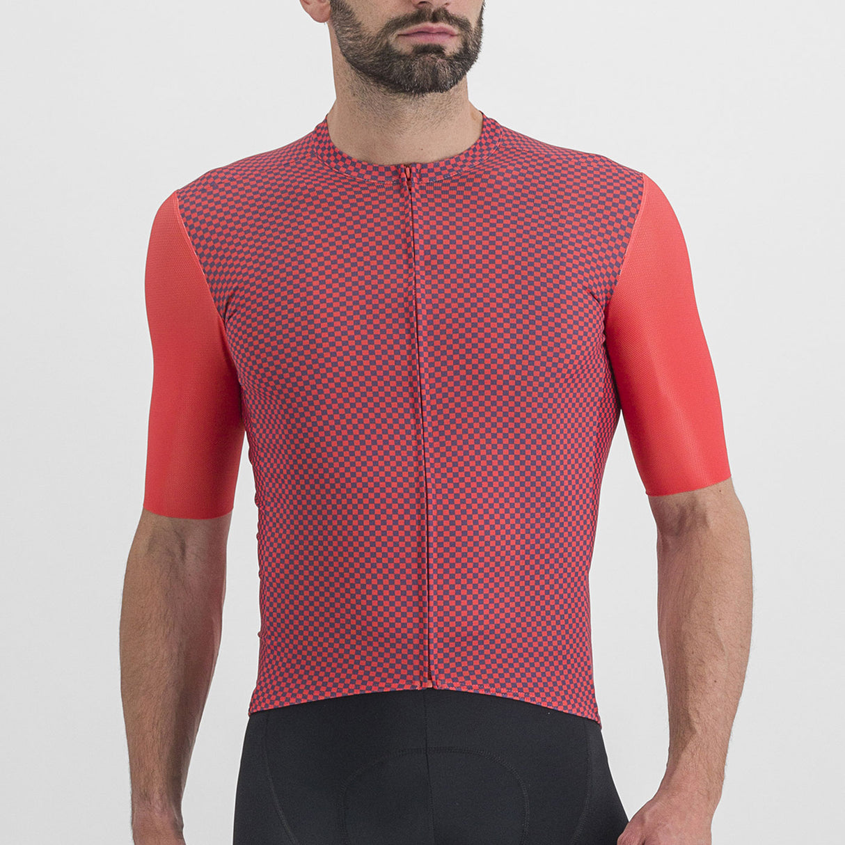 Maglia Sportful Checkmate - Rosso viola - I