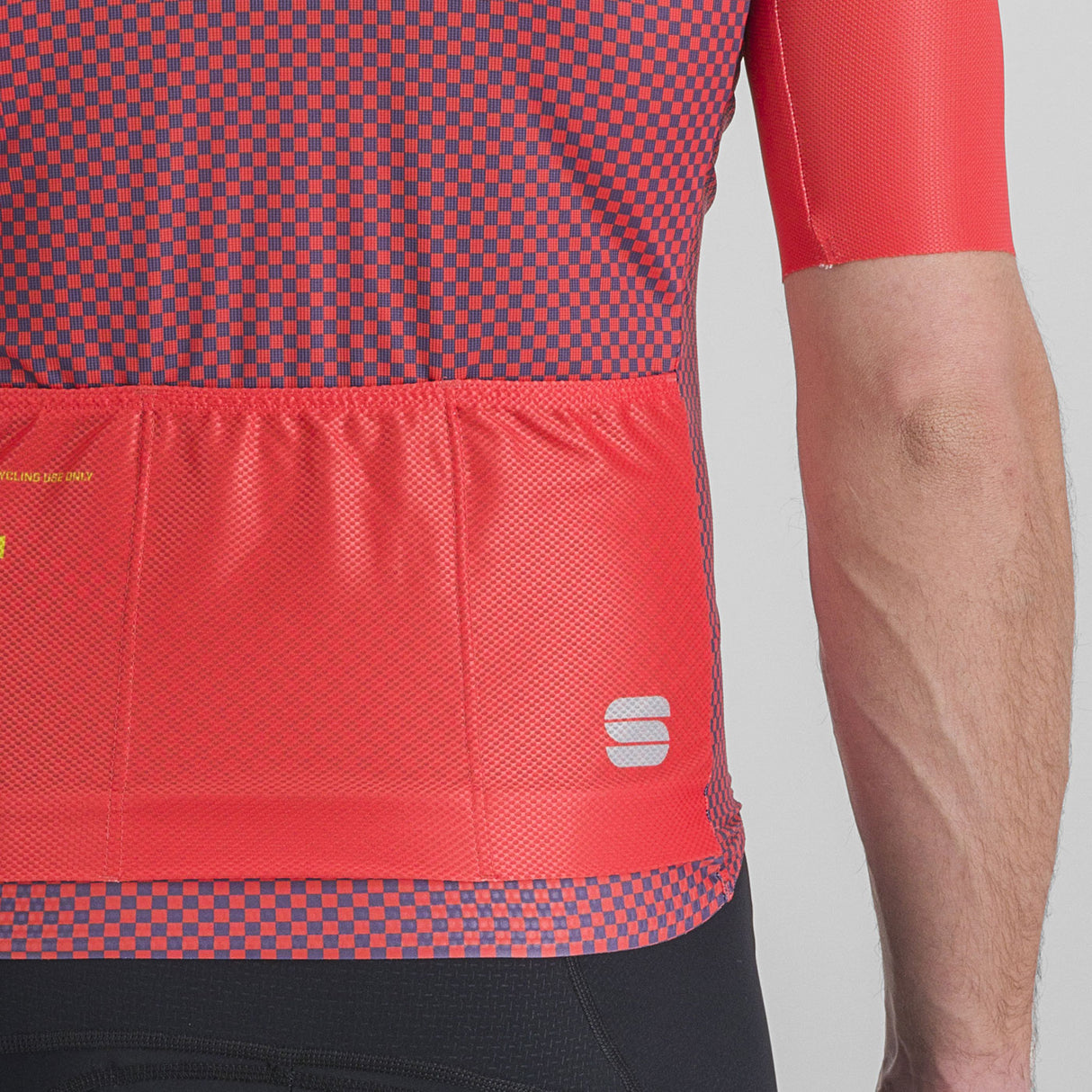Maglia Sportful Checkmate - Rosso viola - O