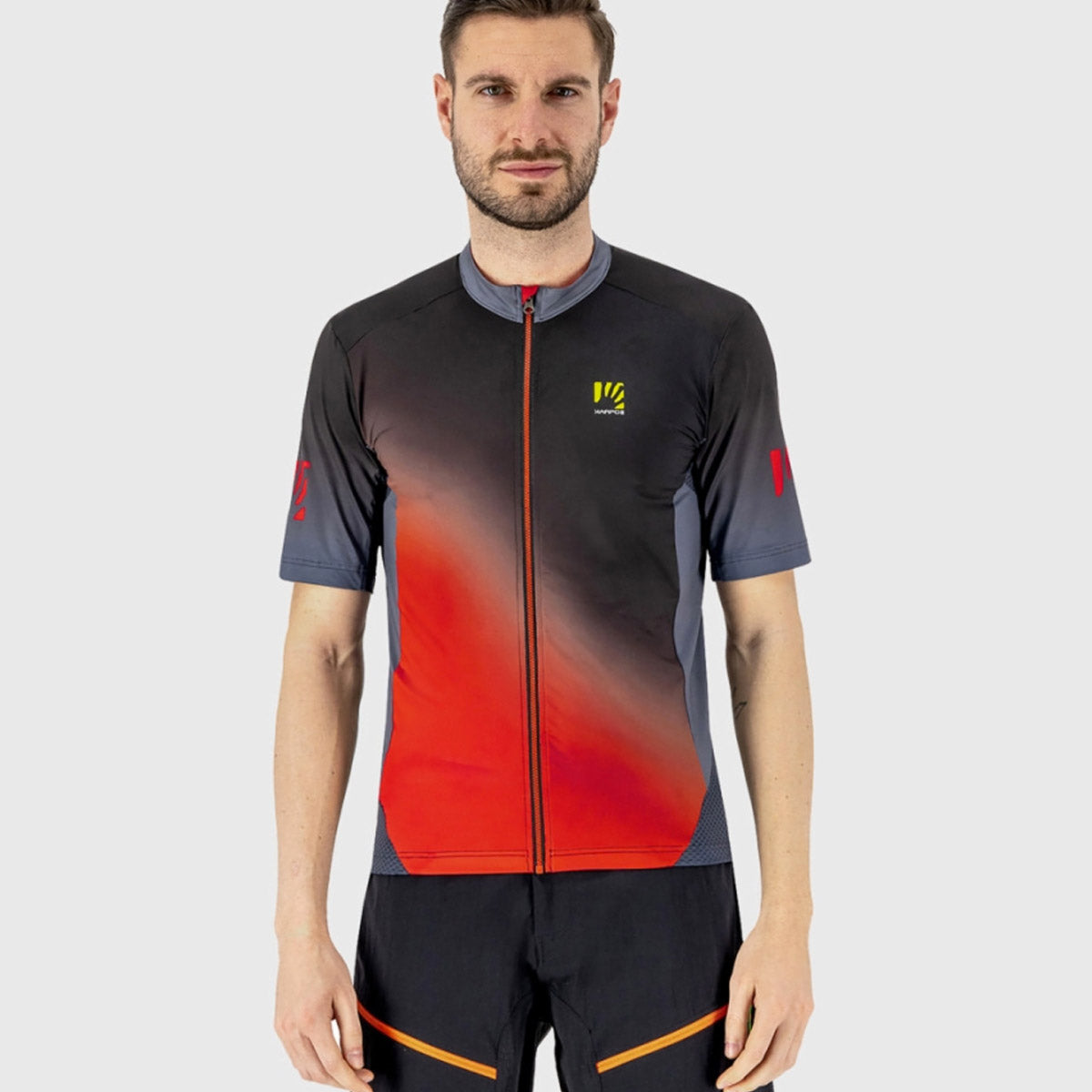 Maglia Karpos Jump - Nero rosso - Q