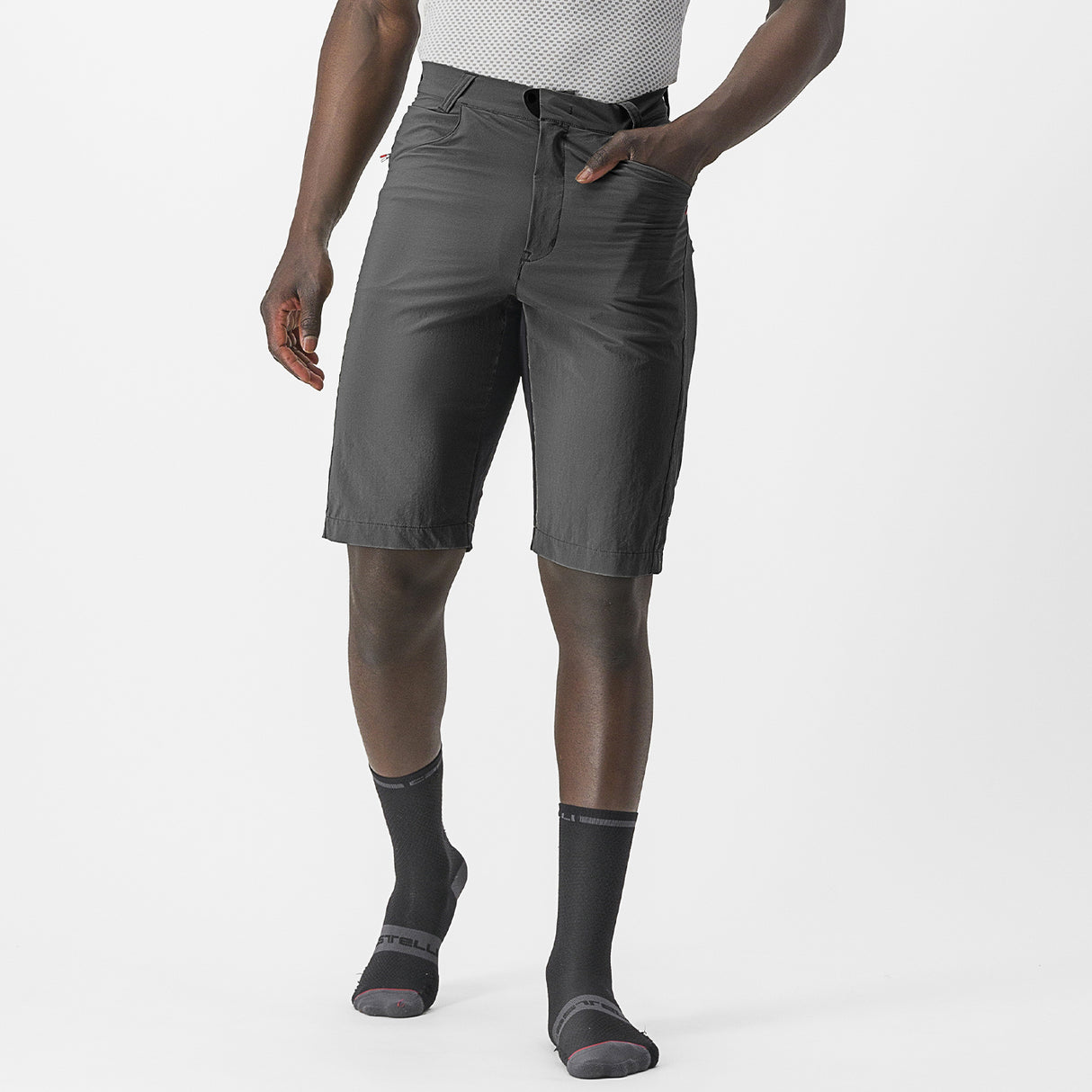 Pantaloncini Castelli Unlimited Baggy - Grigio scuro - L