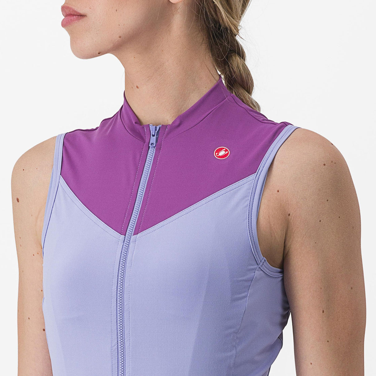 Maglia donna senza maniche Castelli Solaris - Viola - C