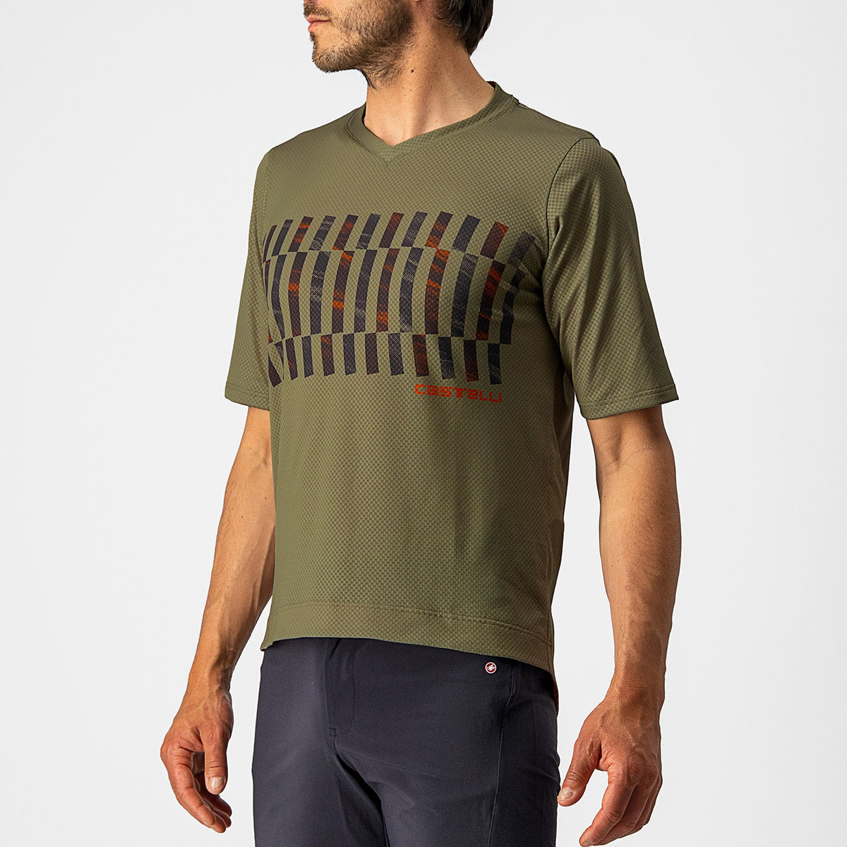 Maglia Castelli Trail Tech Tee - Verde - D