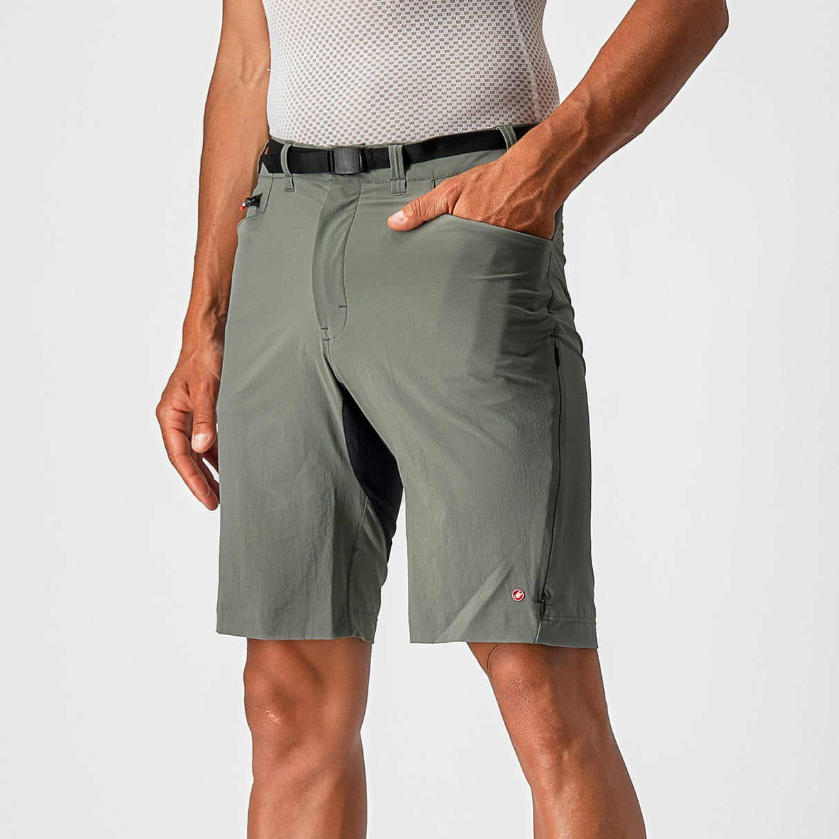 Pantaloncini Castelli Unlimited Trail - Grigio - Q