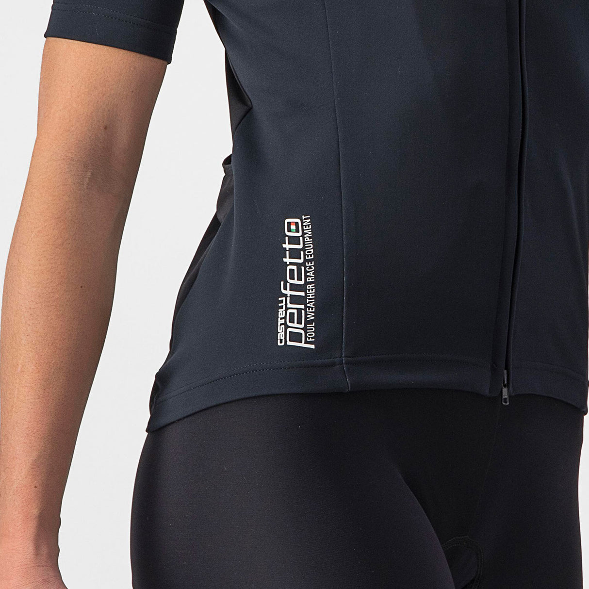 Maglia donna Castelli Perfetto RoS 2W Wind - Nero - D