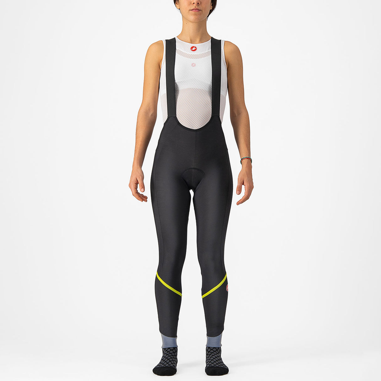 Calzamaglia donna Castelli Velocissima DT - Nero verde - I