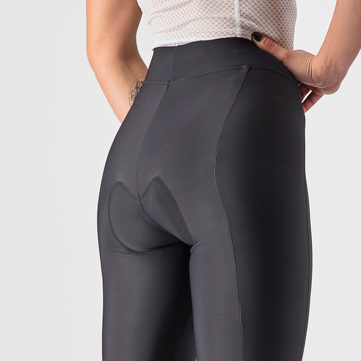 Bermuda donna Castelli Velocissima DT - Nero verde - H