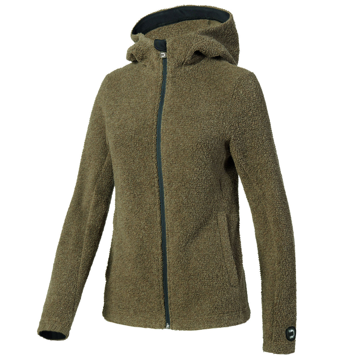 Felpa donna Dotout Wolly - Verde - B