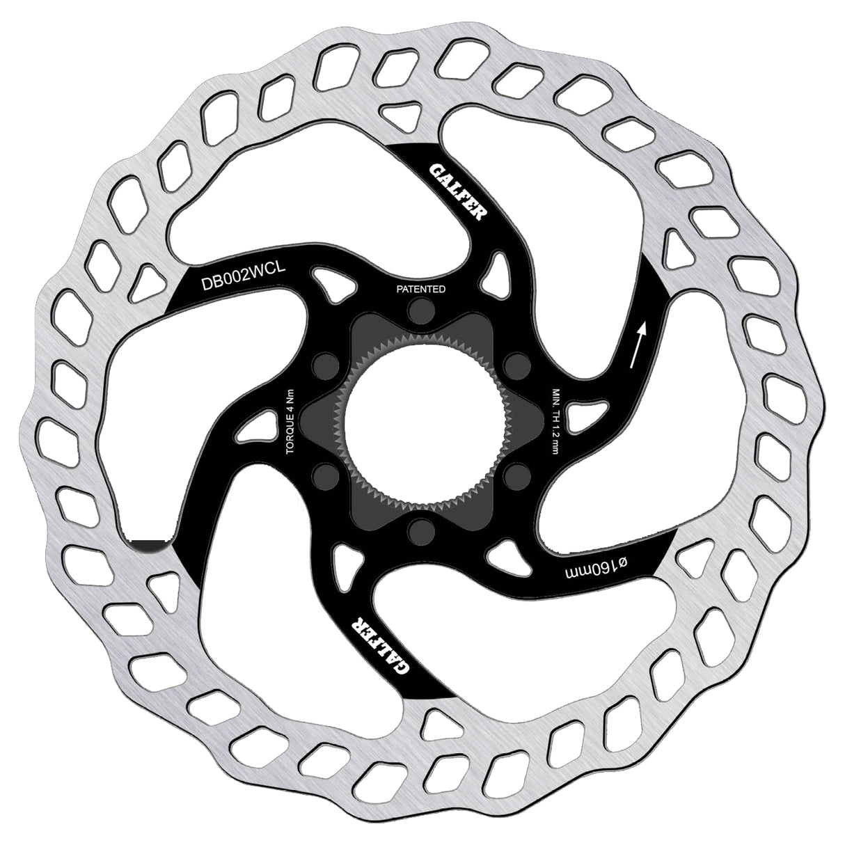 Disco Galfer Mtb Wave Center lock - 160 mm - O