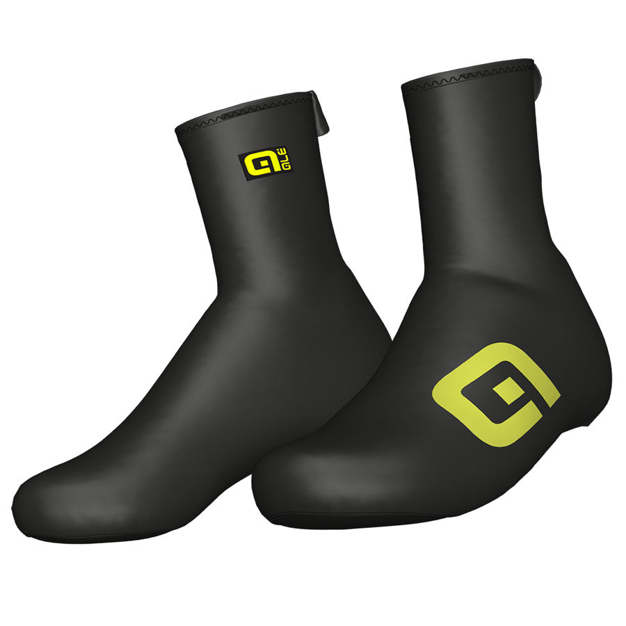 Copriscarpe Ale Pioggia - Nero Giallo Fluo