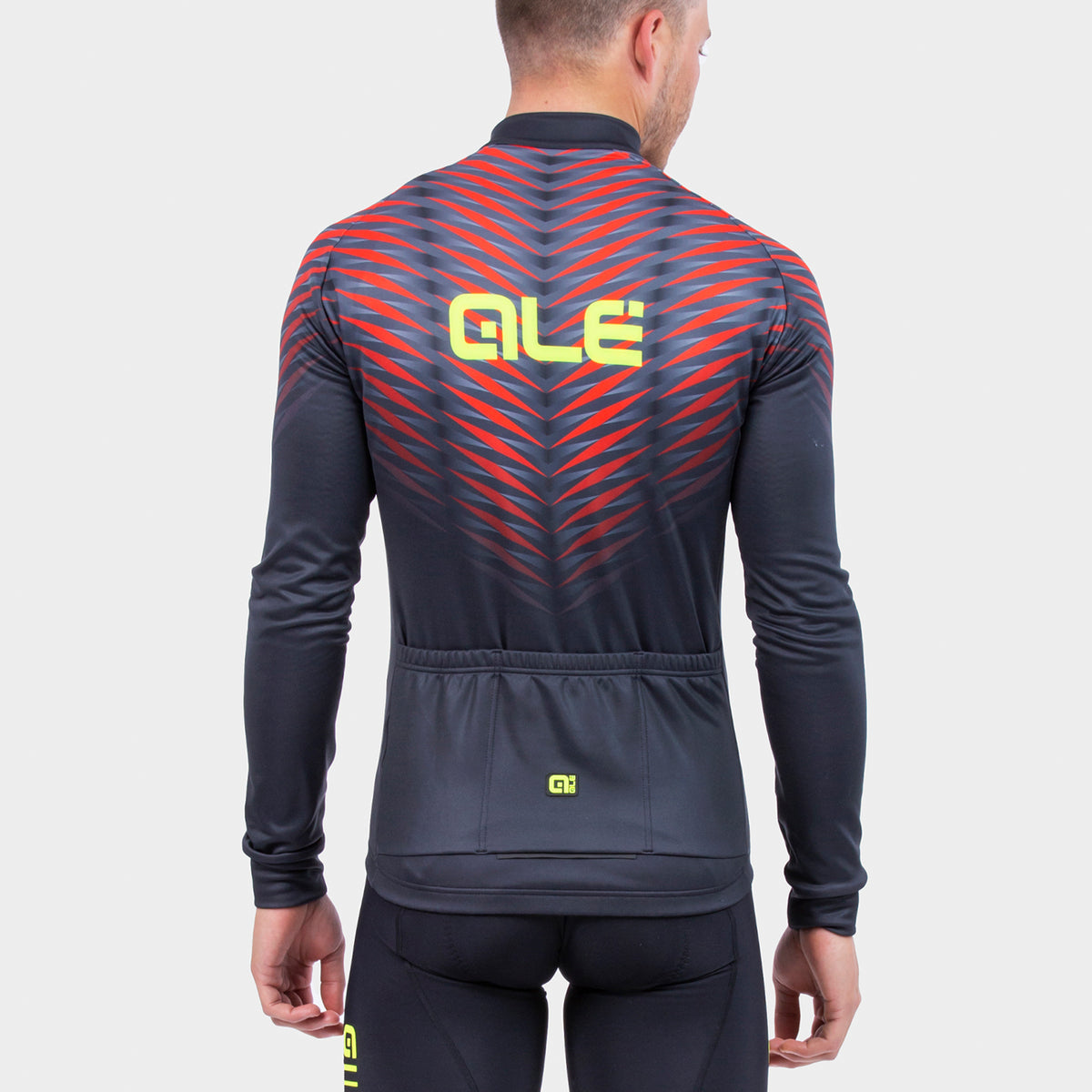 Maglia maniche lunghe Ale Solid Thorn - Nero rosso - D