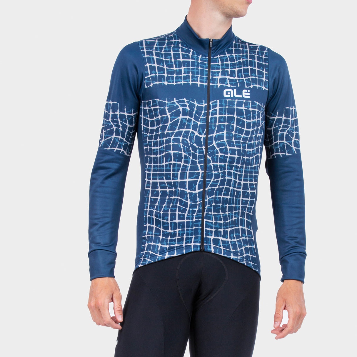 Maglia maniche lunghe Ale Solid Wall - Petrolio - A