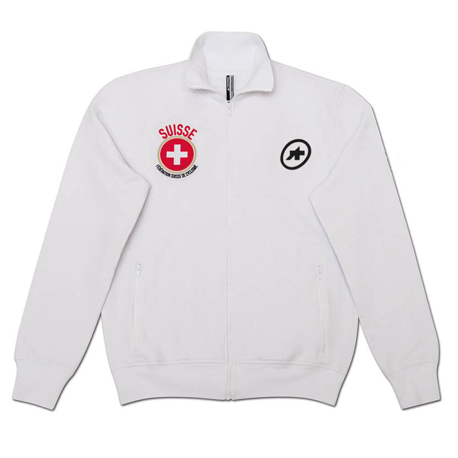 Felpa Assos FelpaJack Suisse Federation - Bianco