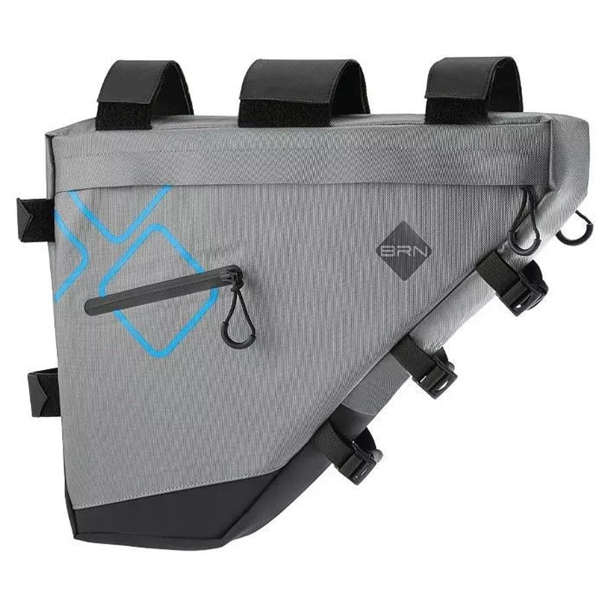 Borsa telaio BRN XL - Grigio - H