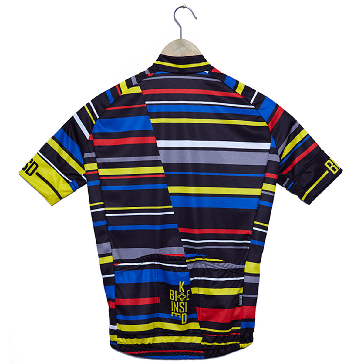 Maglia Bike Inside Crazy Linee - Nero