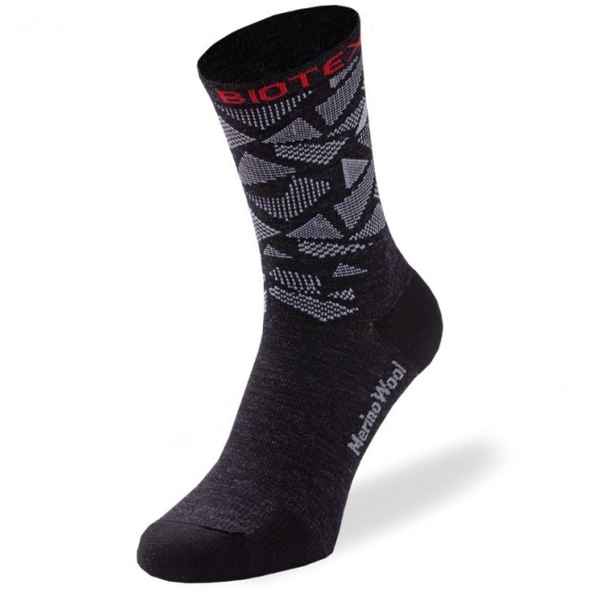 Calze Biotex Merino - Nero bianco - H