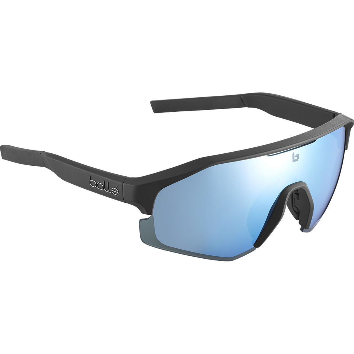 Occhiali Bolle Lightshifter - Black matte TNS Ice - E