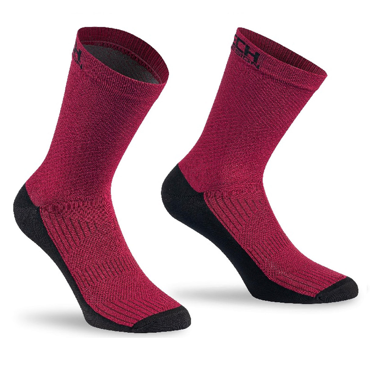 Calze Xtech Sport Professional Carbon - Bordeaux - H