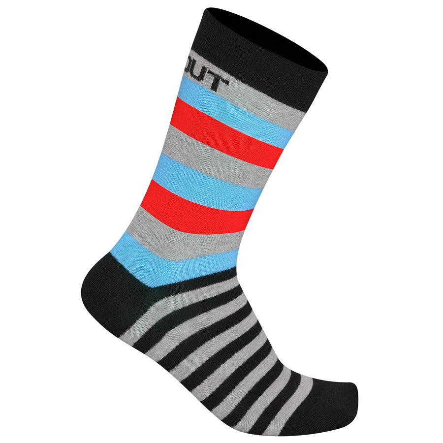 Calze Dotout Stripe - Nero Blu