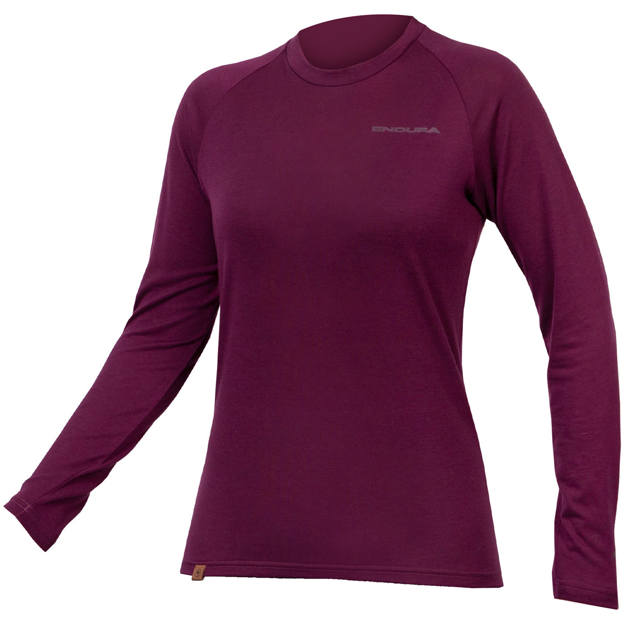 Maglia intima maniche lunghe donna Endura BaaBaa Blend - Viola - Q