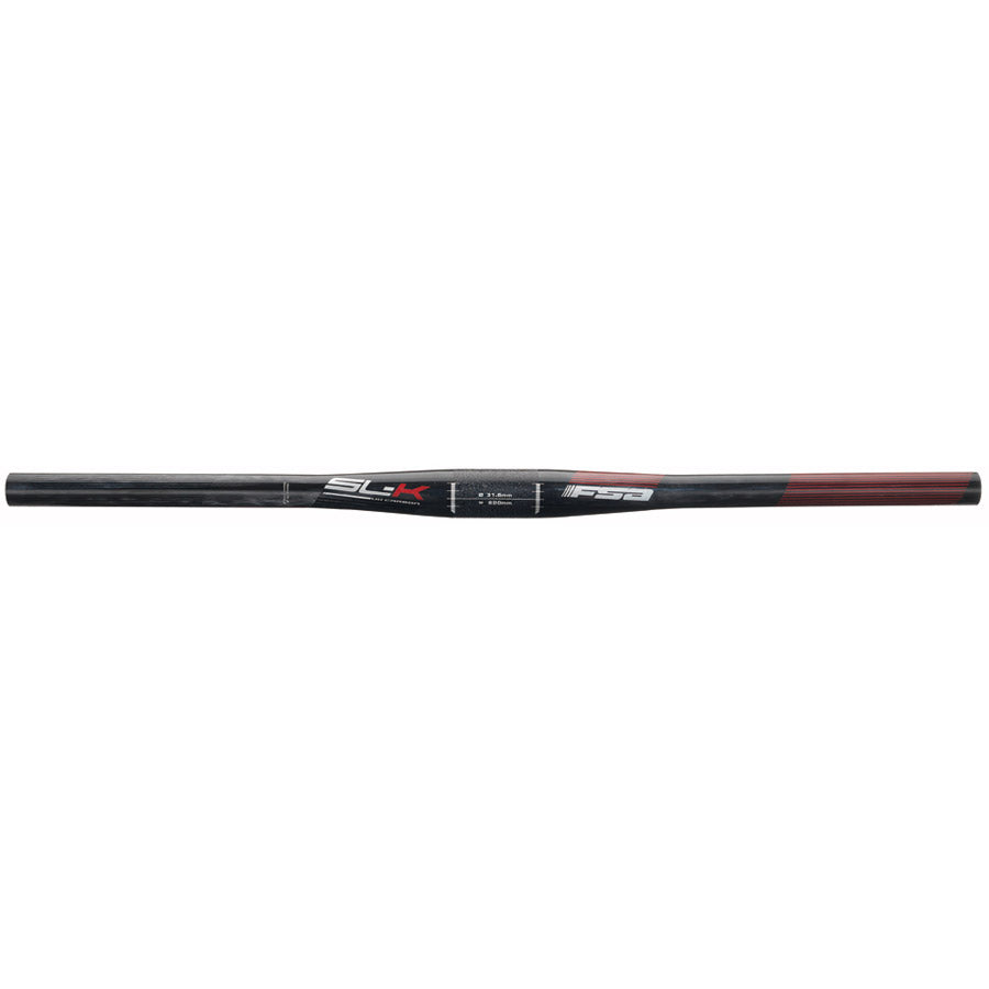Manubrio FSA SL-K Flat - Rosso Lucido