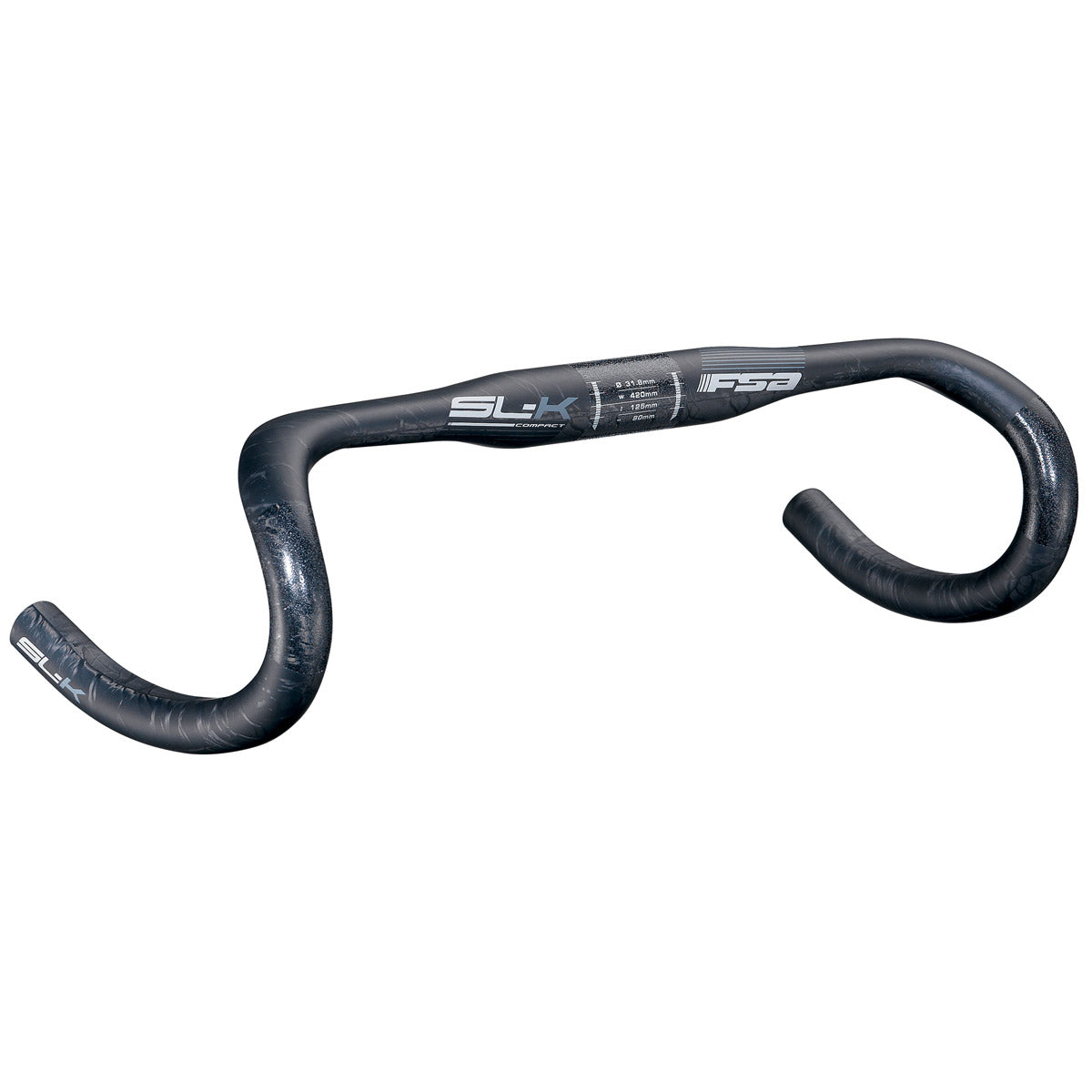 Manubrio FSA SL-K compact - Grigio opaco