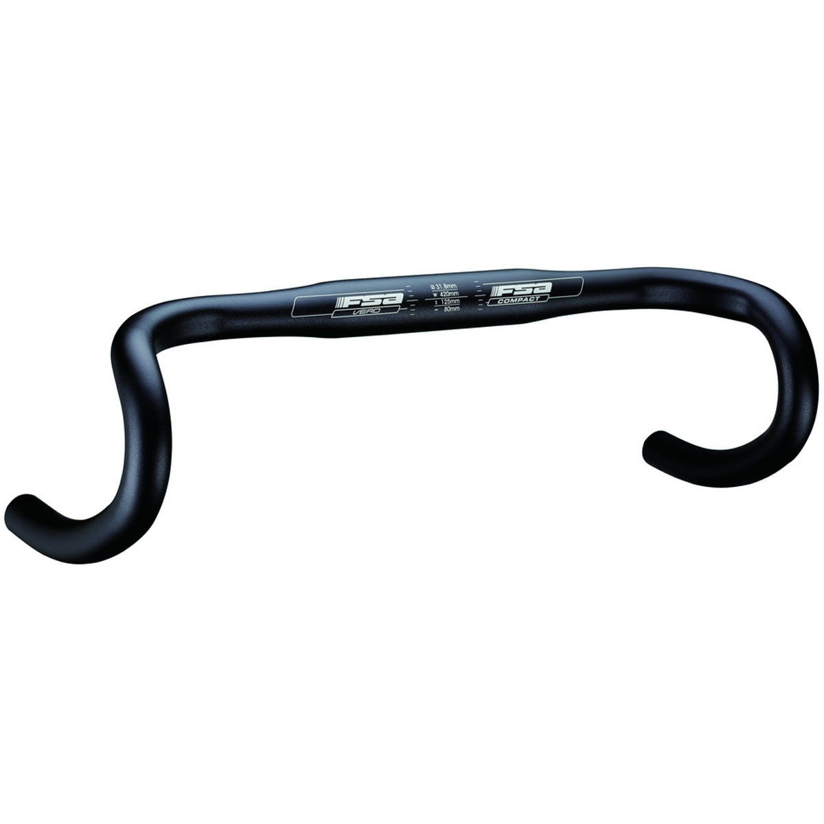 Manubrio FSA Vero Compact - Nero grigio