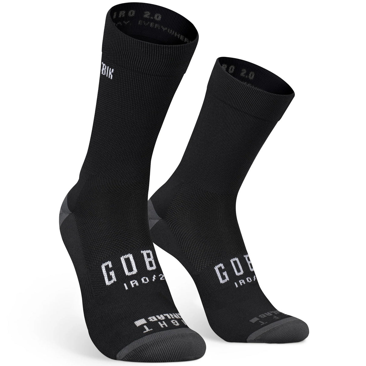 Calze Gobik Iro 2.0 logo - Nero - O