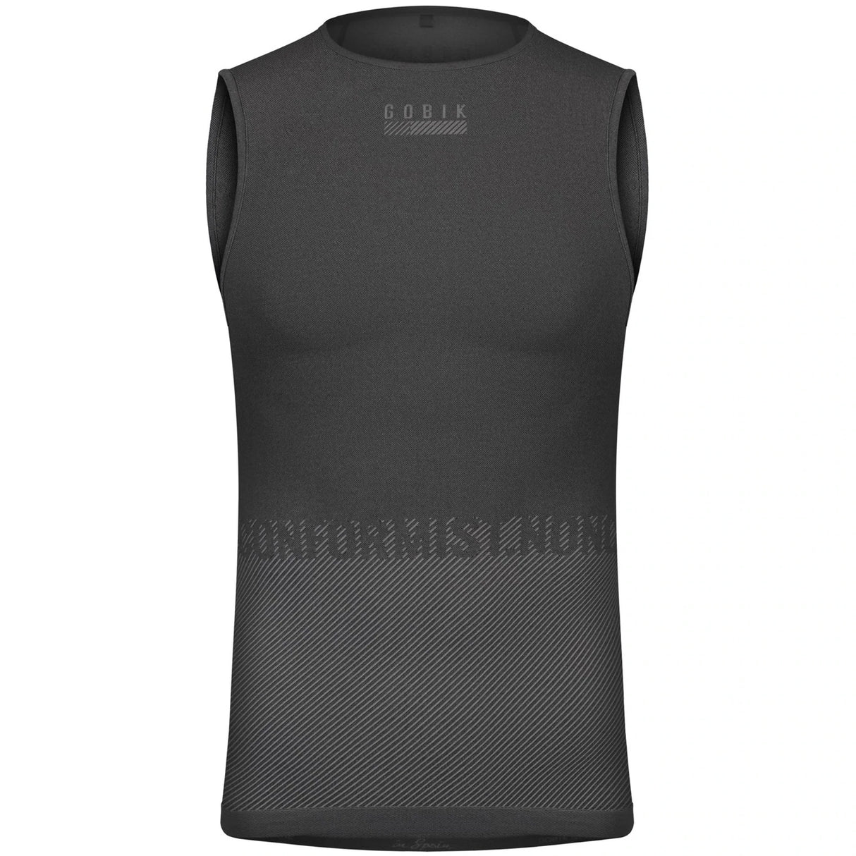 Maglia intima senza maniche Gobik Limber Skin Basalt - Nero - E
