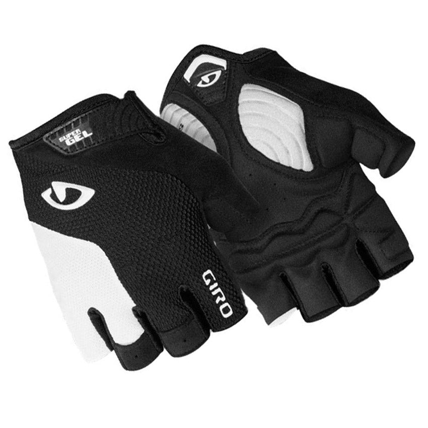 Guanti Giro Strade Dure Supergel - Nero bianco