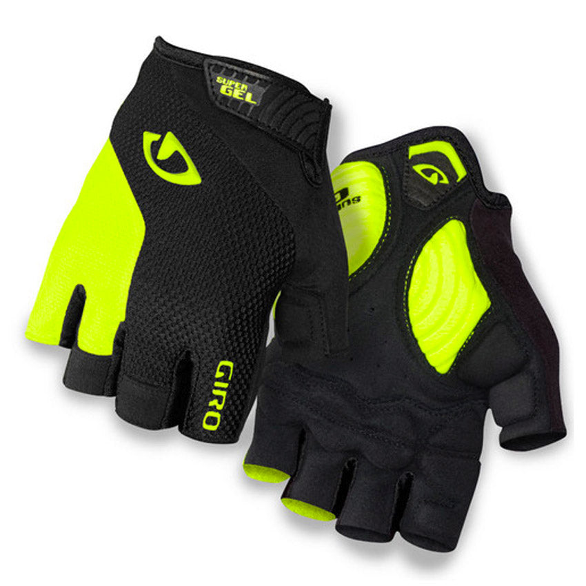 Guanti Giro Strade Dure Supergel - Nero giallo
