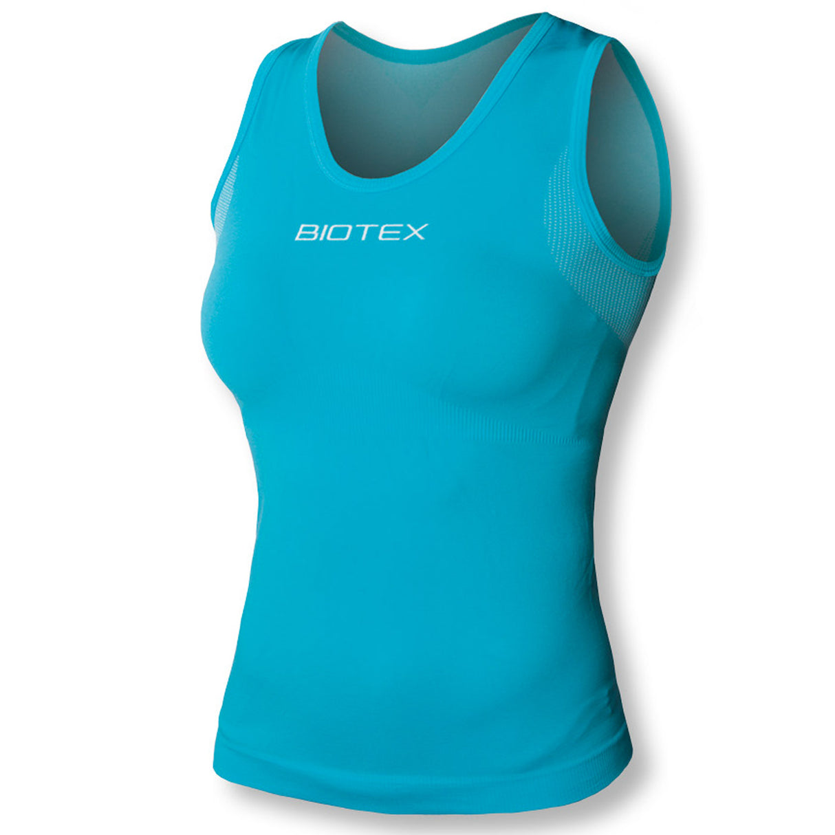 Maglia intima donna senza maniche Biotex Sun - Azzurro - Q