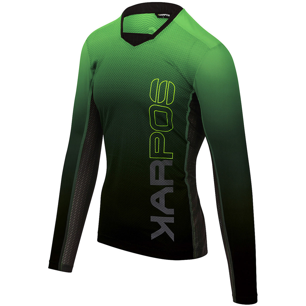 Maglia maniche lunghe Karpos Jump - Verde nero