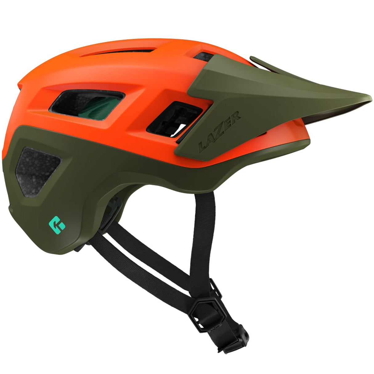 Casco Lazer Coyote KinetiCore - Arancio verde - H