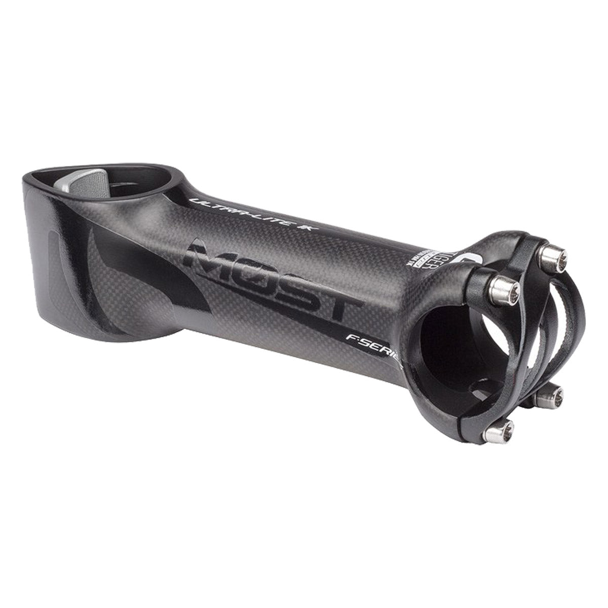 Attacco manubrio Most Carbonio Tiger Ultra Aero 1K Di2 - Nero opaco