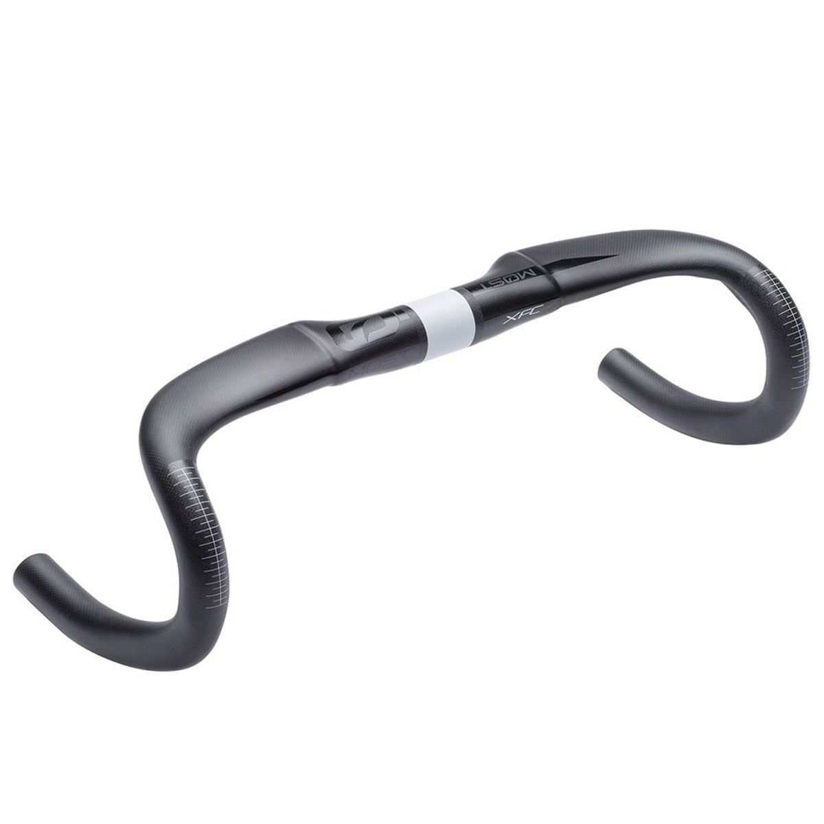 Manubrio carbonio Most Jaguar XFC Aero DI2 1K - Nero