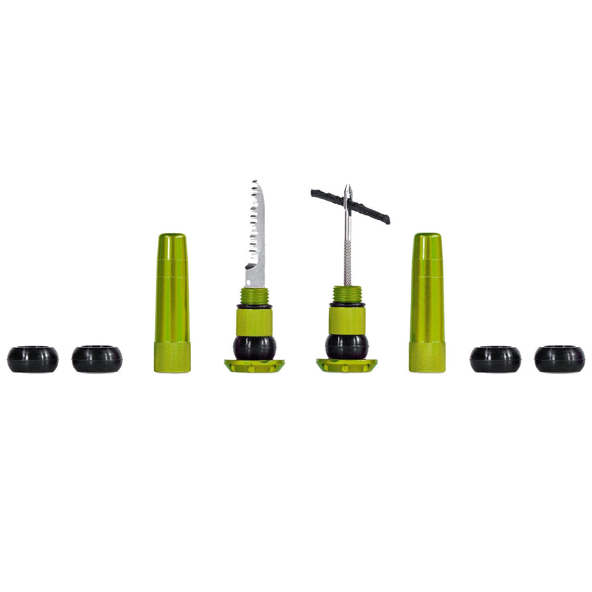 Kit riparazione tubeless per manubrio Muc-Off Stealth - Verde - P