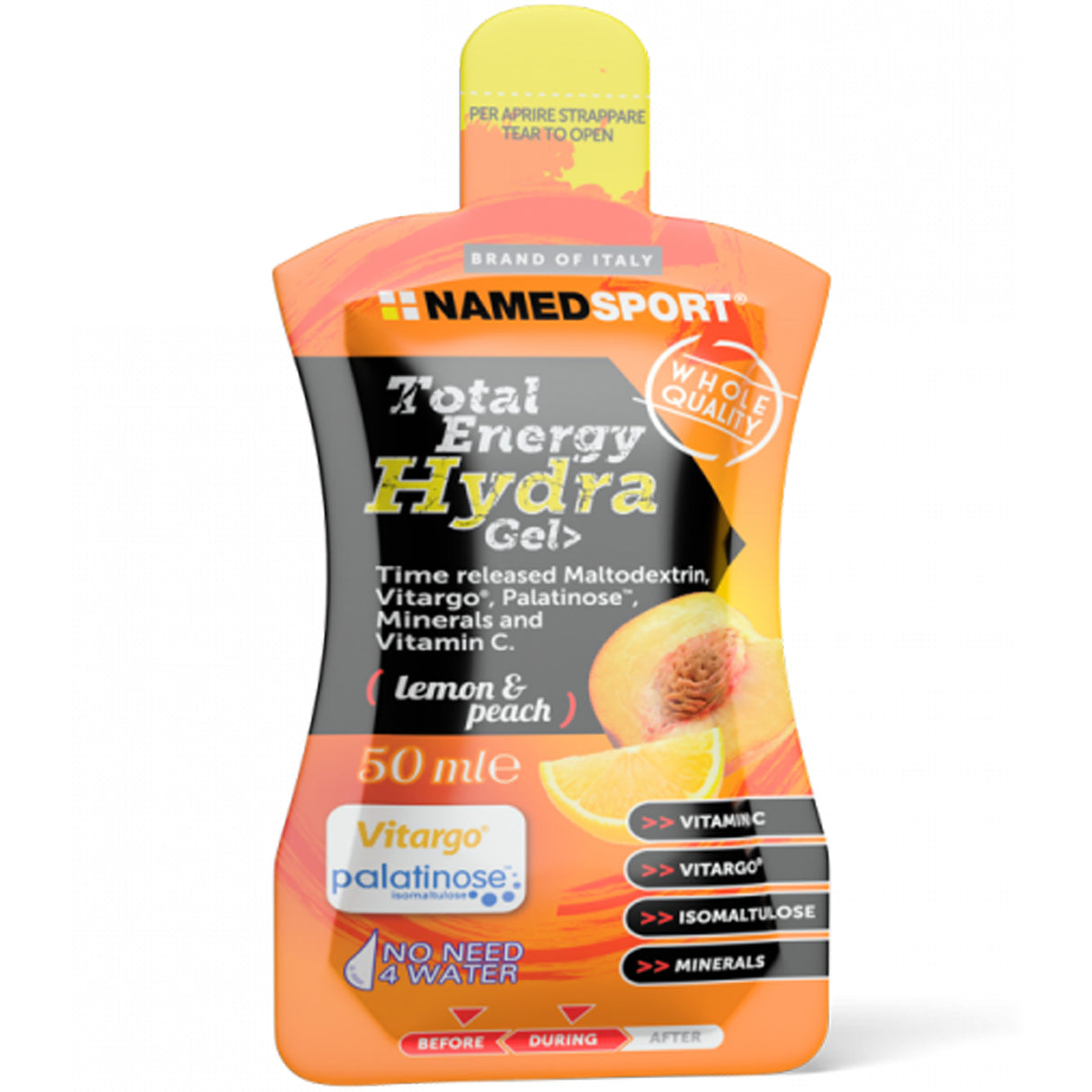 Gel Named Total Energy Hydra Gel - Limone pesca - C