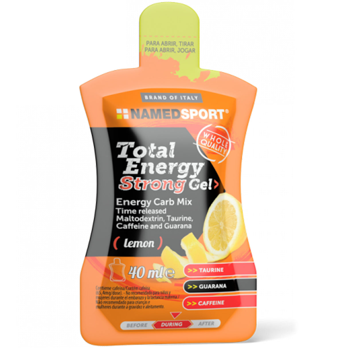 Gel Named Total Energy Strong Gel - Limone - N
