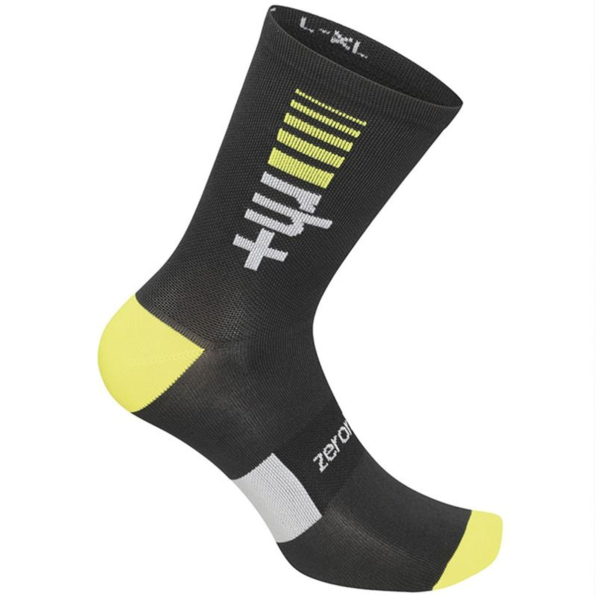 Calze Rh+ Logo 15 - Nero giallo