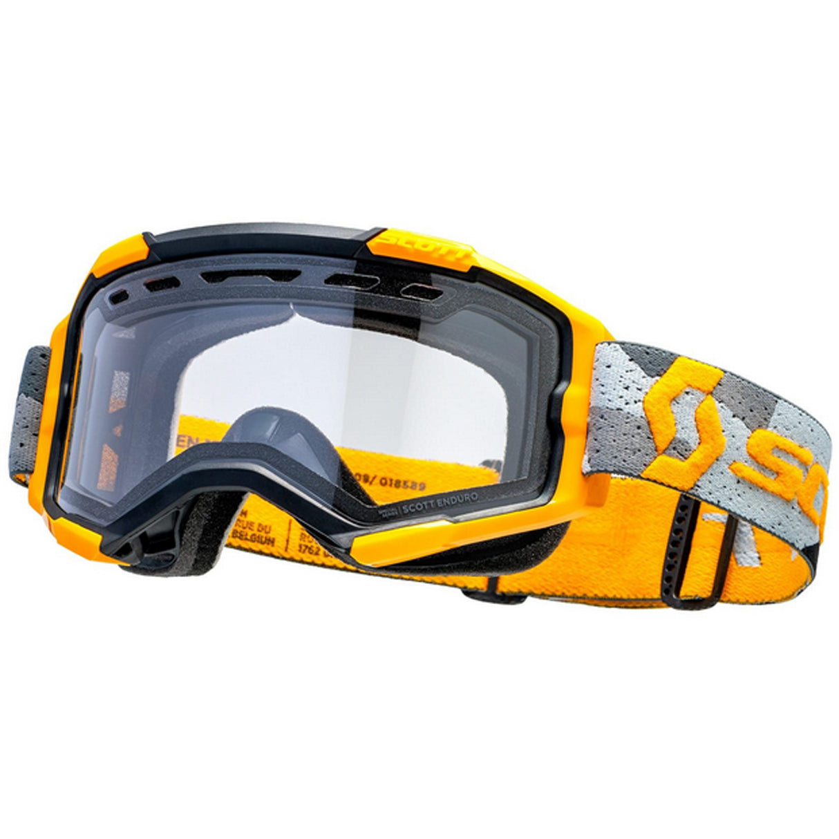 Maschera Scott Fury Enduro - Grigio camo - G