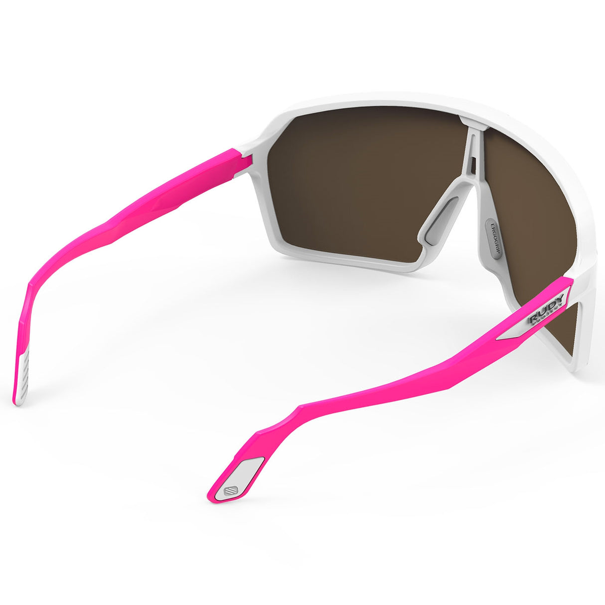 Occhiali Rudy Spinshield - White Pink Fluo Multilaser Red - O