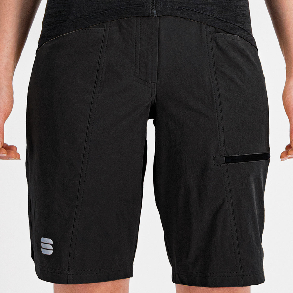 Pantaloncini donna Sportful Giara W Over - Nero - N
