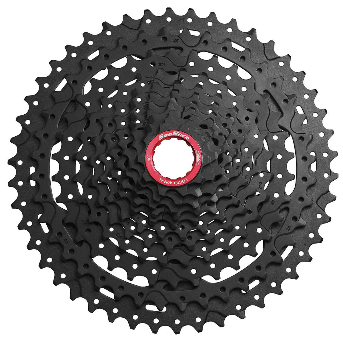 Cassetta SunRace MX9 XD 11 V Light Black - 10-46