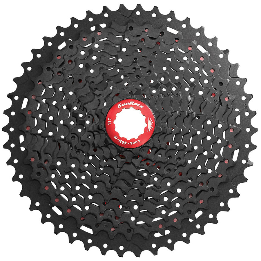 Cassetta SunRace MX8 Black Chrome - 11-46