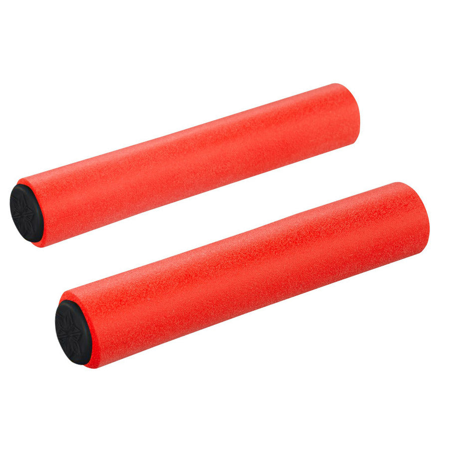 Manopole Supacaz Siliconez - Neon Red